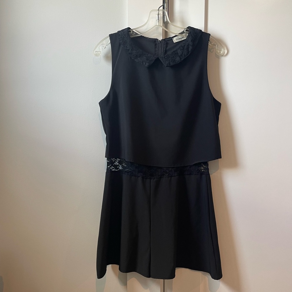 Romper with Lace Detail